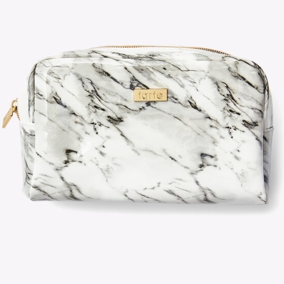 white marble purse